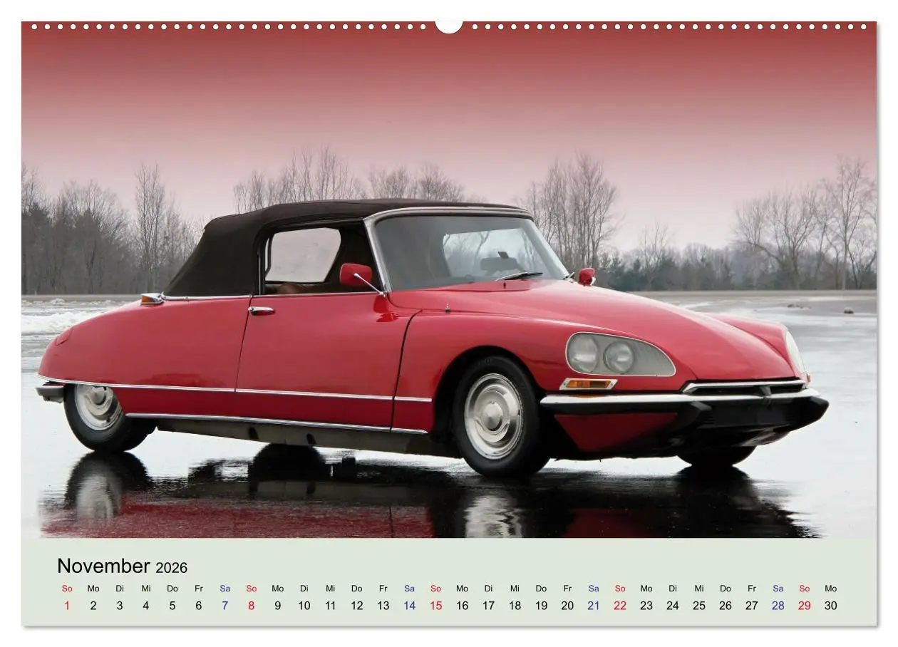 Bild: 9783457522707 | Traumautos in Rot (Wandkalender 2026 DIN A2 quer), CALVENDO...
