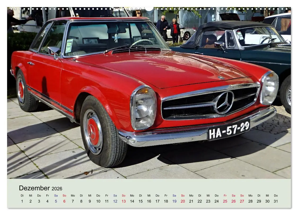 Bild: 9783457522707 | Traumautos in Rot (Wandkalender 2026 DIN A2 quer), CALVENDO...