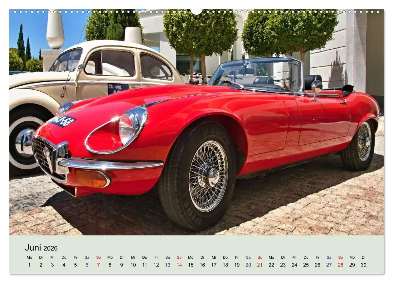 Bild: 9783457522707 | Traumautos in Rot (Wandkalender 2026 DIN A2 quer), CALVENDO...