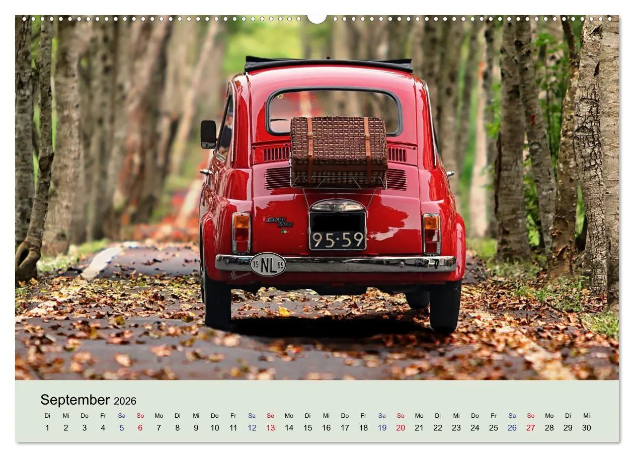 Bild: 9783457522707 | Traumautos in Rot (Wandkalender 2026 DIN A2 quer), CALVENDO...