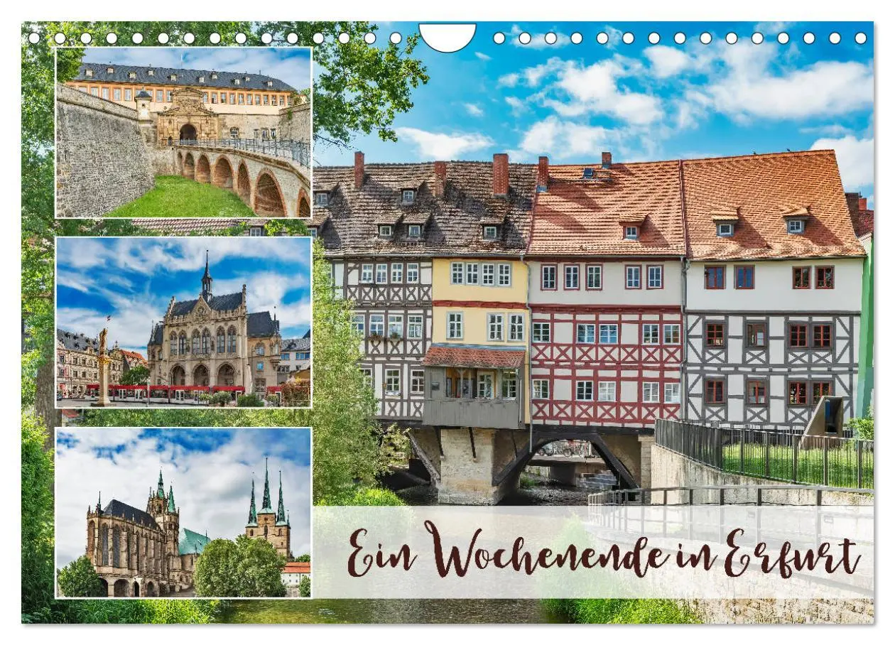 Cover: 9783457692707 | Ein Wochenende in Erfurt (Wandkalender 2026 DIN A4 quer), CALVENDO...
