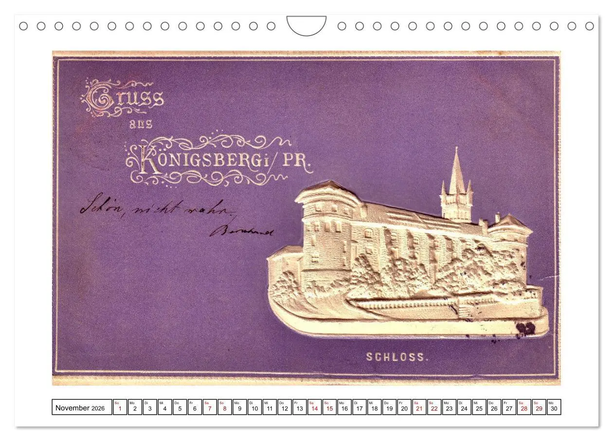 Bild: 9783457832707 | Gruss aus Königsberg (Wandkalender 2026 DIN A4 quer), CALVENDO...