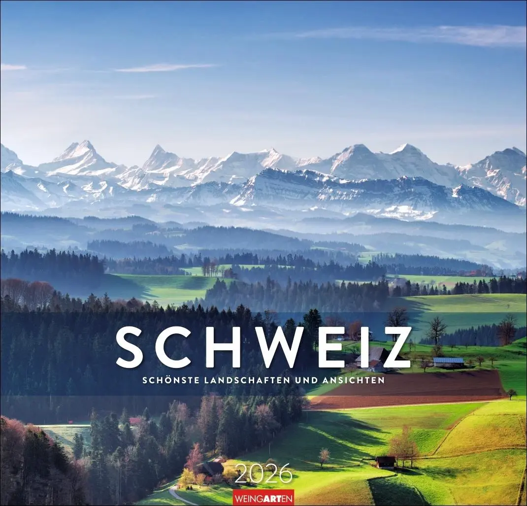 Cover: 9783839902707 | Schweiz Kalender 2026 - Schönste Landschaften und Ansichten | Kalender