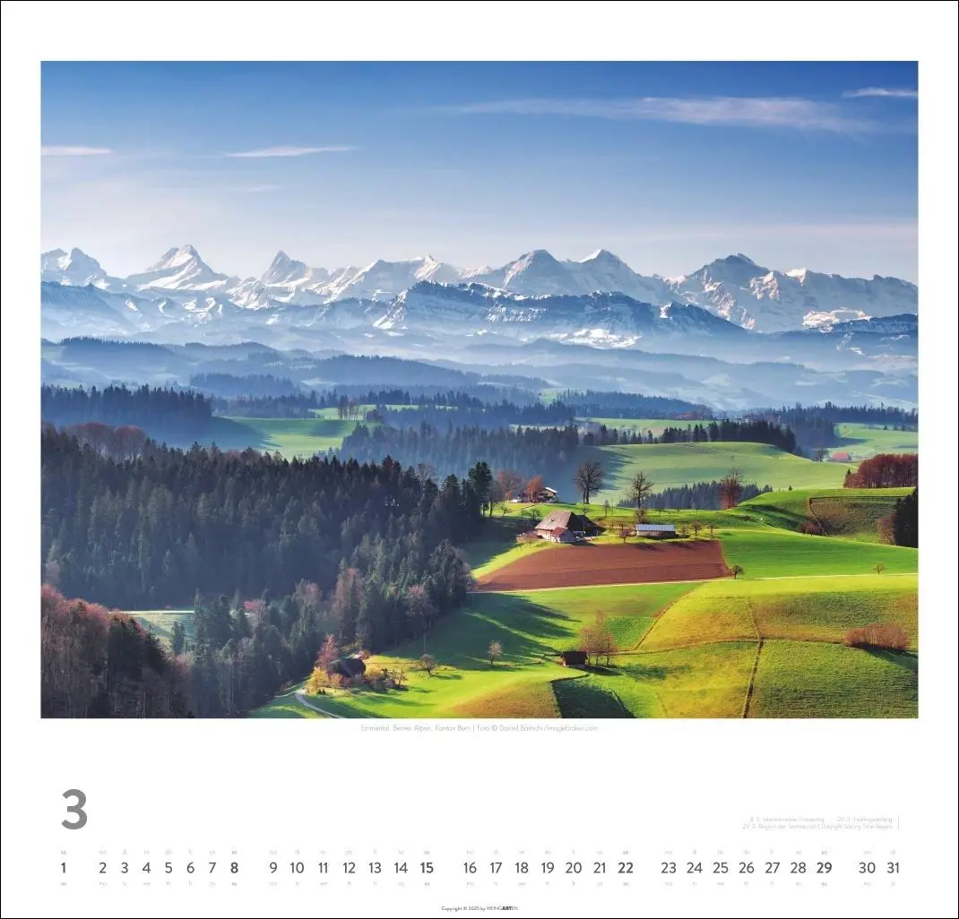 Bild: 9783839902707 | Schweiz Kalender 2026 - Schönste Landschaften und Ansichten | Kalender