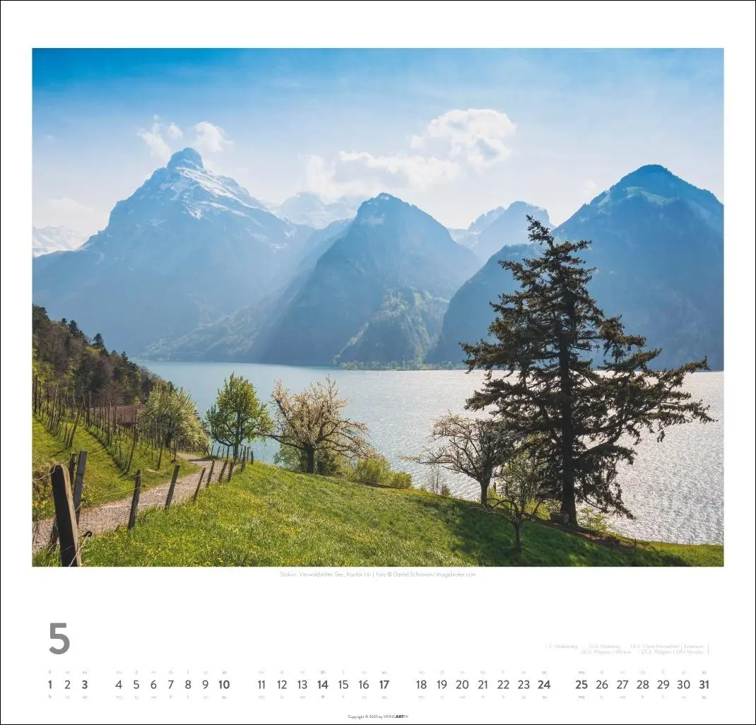 Bild: 9783839902707 | Schweiz Kalender 2026 - Schönste Landschaften und Ansichten | Kalender