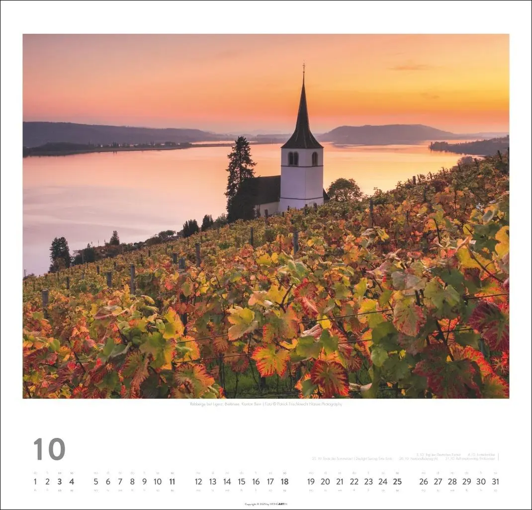 Bild: 9783839902707 | Schweiz Kalender 2026 - Schönste Landschaften und Ansichten | Kalender
