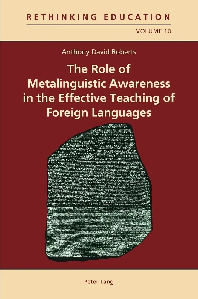 Cover: 9783034302807 | The Role of Metalinguistic Awareness in the Effective Teaching of...