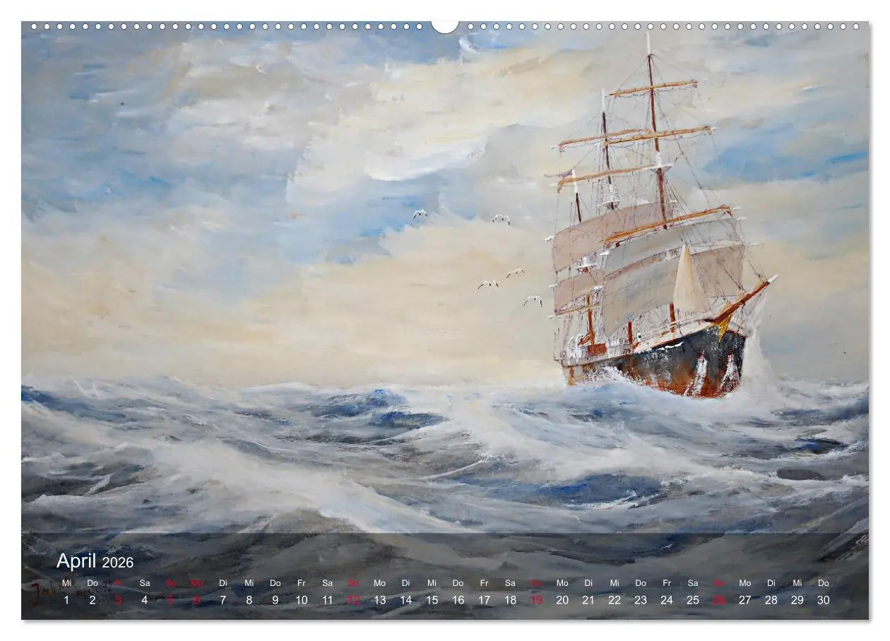 Bild: 9783457752807 | Segel am Horizont - Marinemaler Alfred Jahnke (hochwertiger Premium...