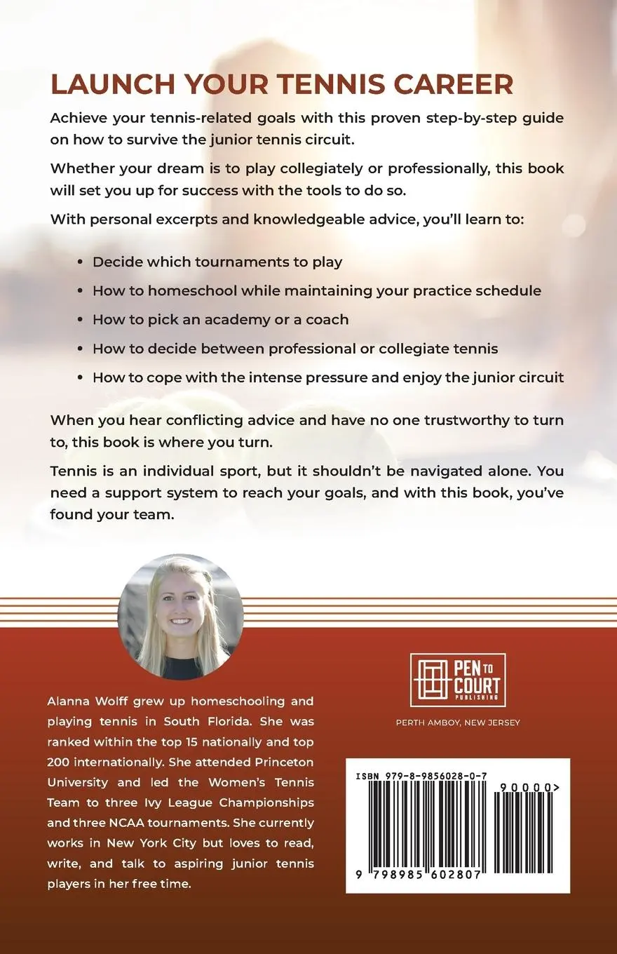 Rückseite: 9798985602807 | Surviving Junior Tennis | Alanna Wolff | Taschenbuch | Englisch | 2022
