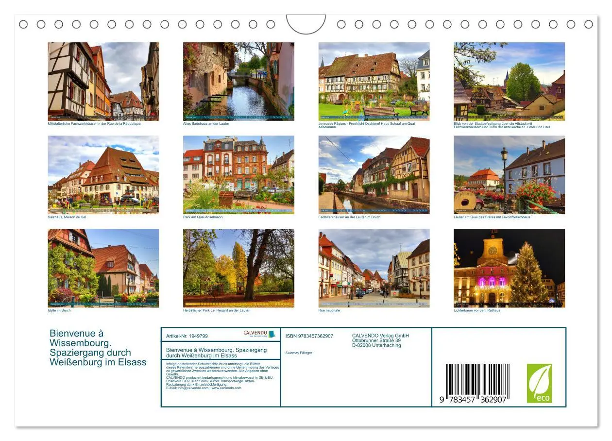 Bild: 9783457362907 | Bienvenue à Wissembourg. Spaziergang durch Weißenburg im Elsass...