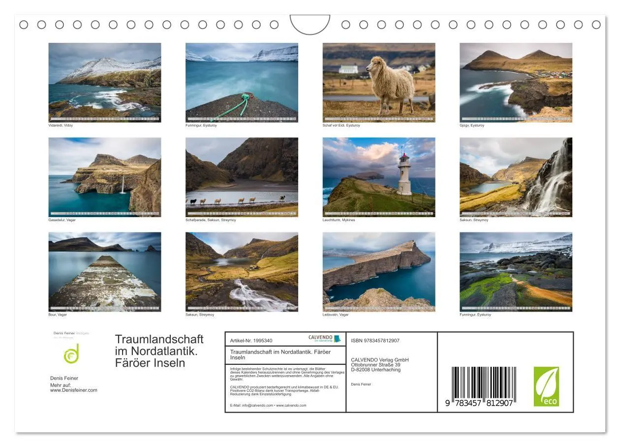 Bild: 9783457812907 | Traumlandschaft im Nordatlantik. Färöer Inseln (Wandkalender 2026...