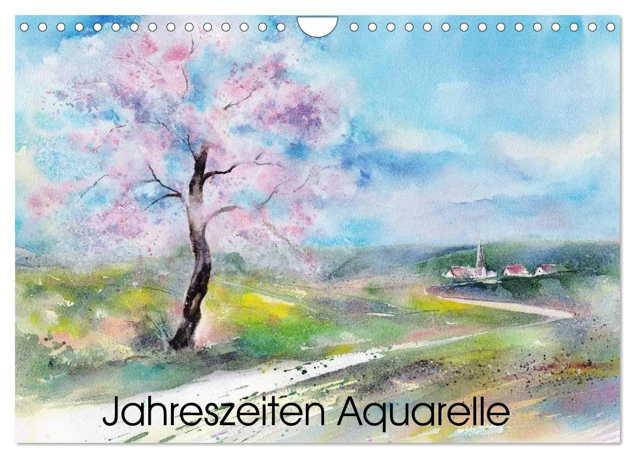 Cover: 9783516072907 | Jahreszeiten Aquarelle (Wandkalender 2026 DIN A4 quer), CALVENDO...