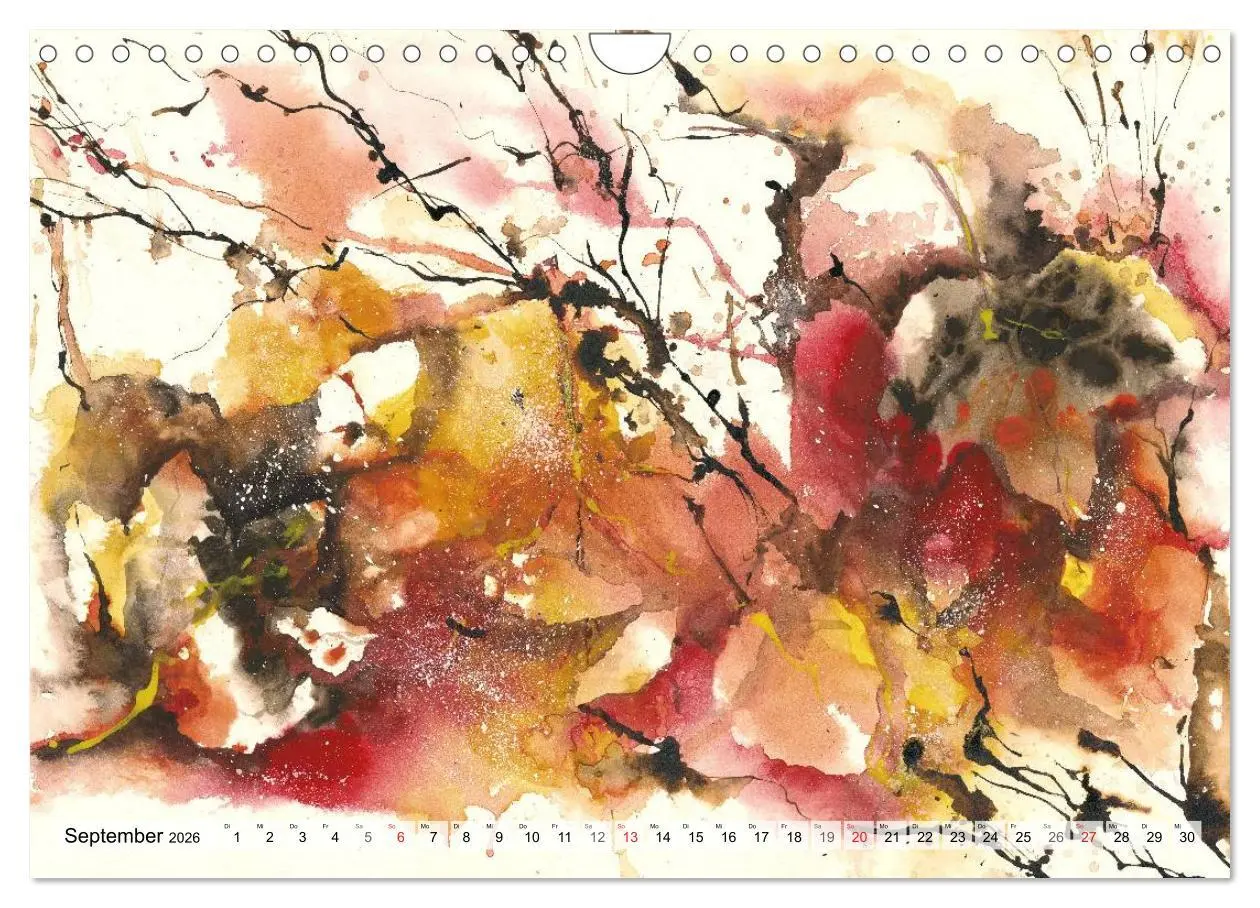 Bild: 9783516072907 | Jahreszeiten Aquarelle (Wandkalender 2026 DIN A4 quer), CALVENDO...