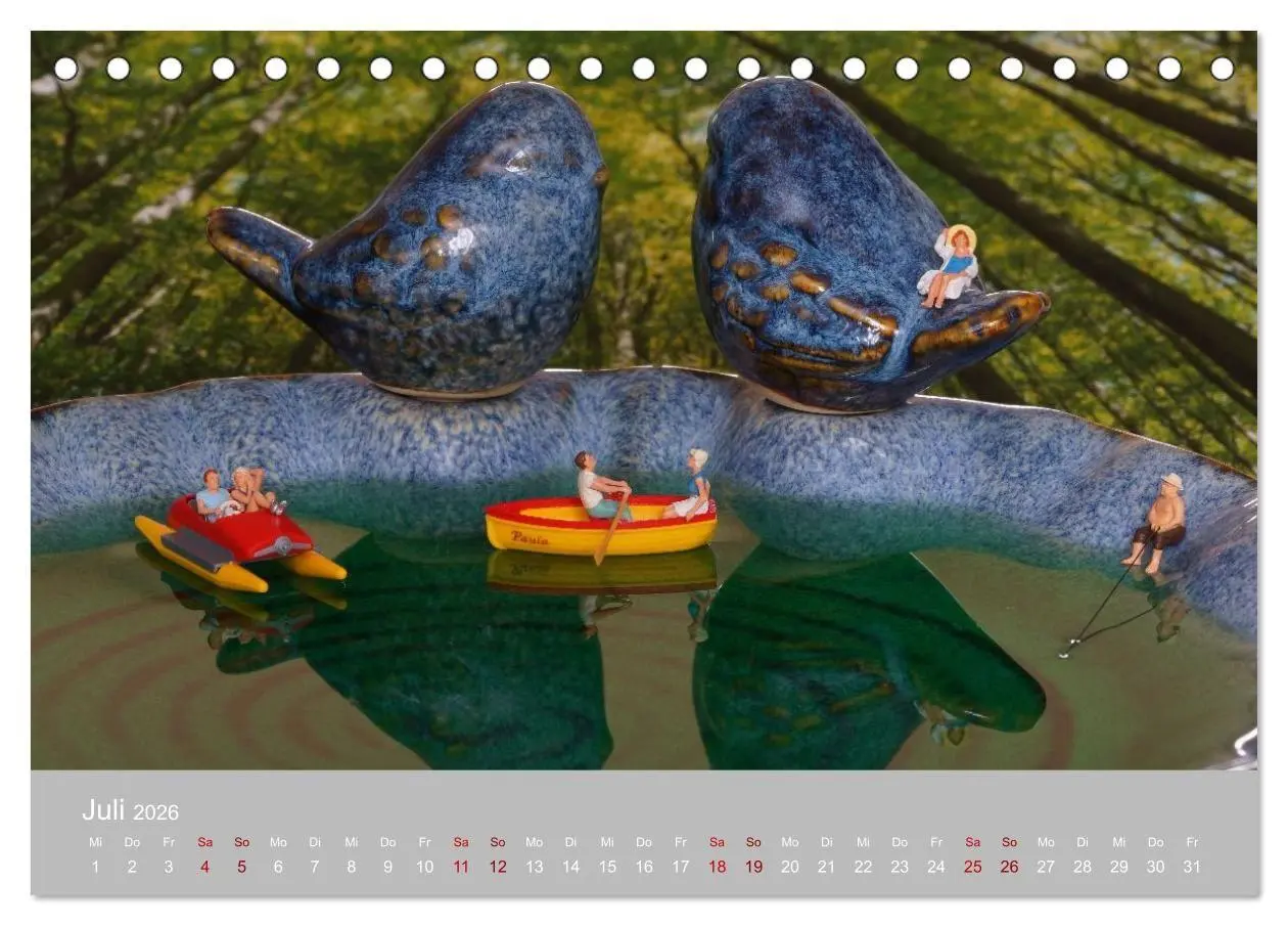 Bild: 9783516692907 | Das zweite Leben von Miniatur-Figuren (Tischkalender 2026 DIN A5...