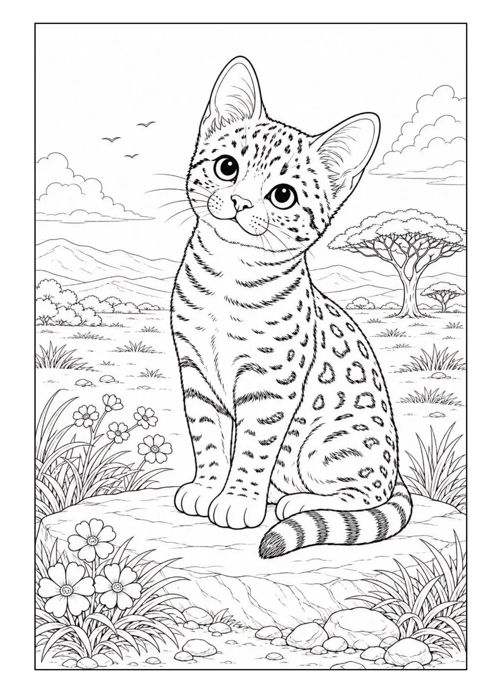 Bild: 9783986572907 | Katzen Malbuch für Kinder ab 8 Jahren und Erwachsene mit 50...