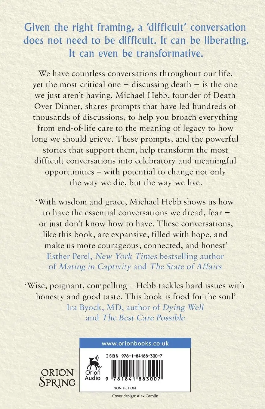 Rückseite: 9781841883007 | Let's Talk about Death (over Dinner) | Michael Hebb | Taschenbuch