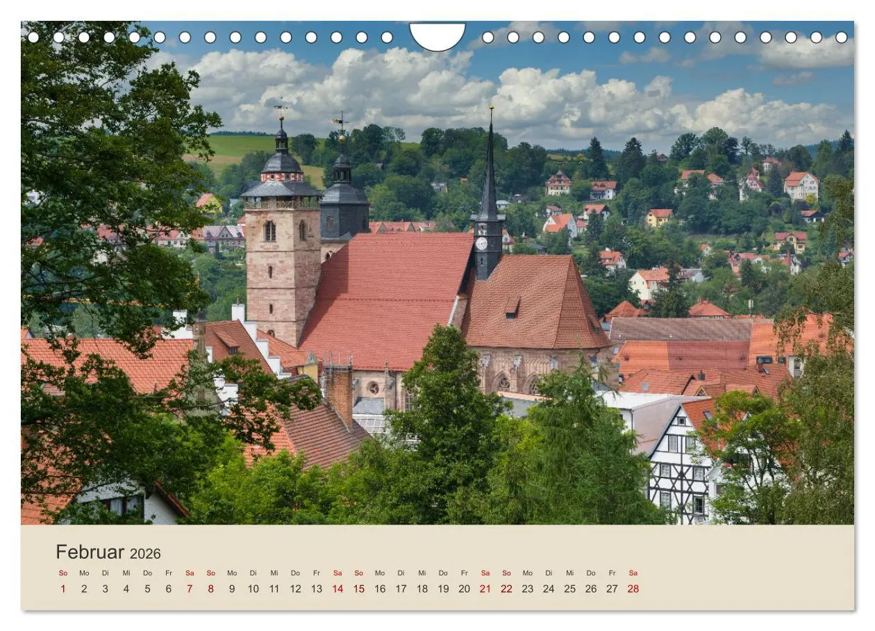 Bild: 9783457323007 | Sommer in Schmalkalden (Wandkalender 2026 DIN A4 quer), CALVENDO...