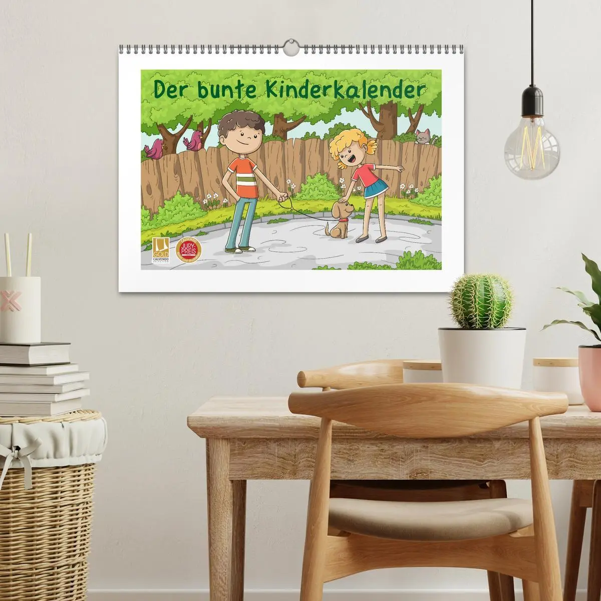 Bild: 9783457703007 | Der bunte Kinderkalender (Wandkalender 2026 DIN A3 quer), CALVENDO...