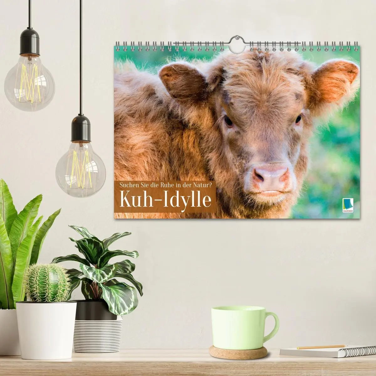 Bild: 9783457943007 | Kuh-Idylle: Suchen Sie die Ruhe in der Natur? (Wandkalender 2026...
