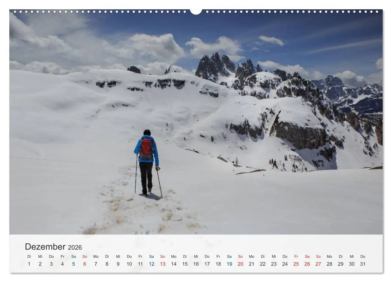 Bild: 9783516033007 | Dolomiten - Rundreise um Drei Zinnen (Wandkalender 2026 DIN A2...