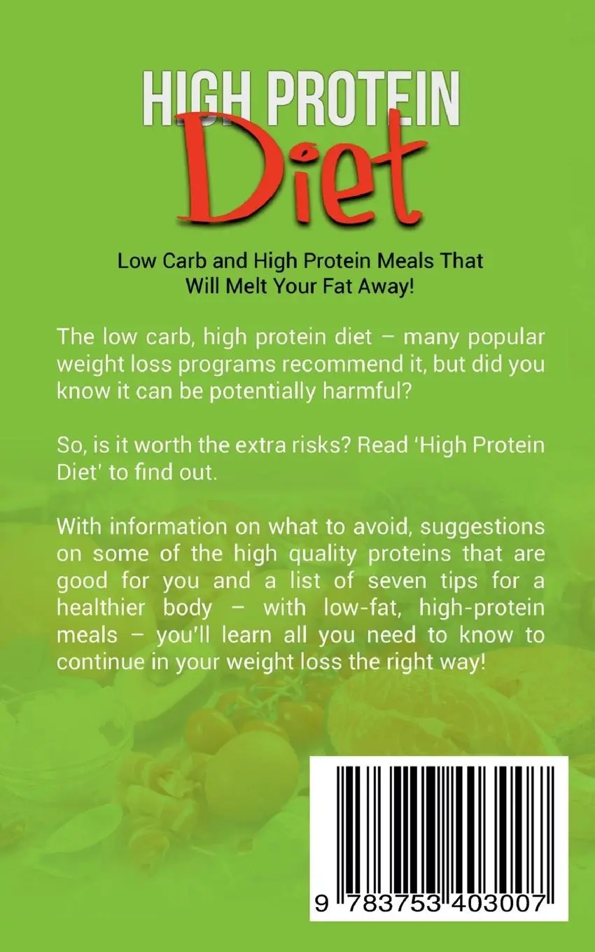 Rückseite: 9783753403007 | High Protein Diet | Dana Weinstein | Taschenbuch | Englisch | 2021
