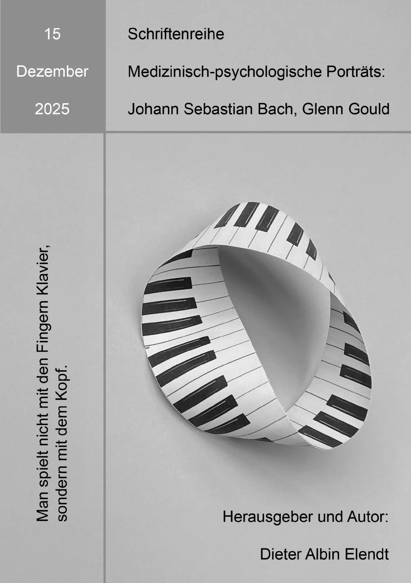 Cover: 9783819213007 | Johann Sebastian Bach. Glenn Gould | Dieter Albin Elendt | Taschenbuch