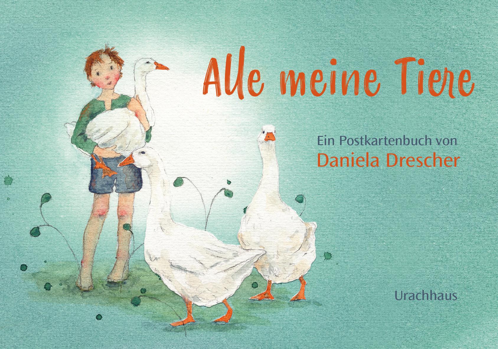 Cover: 9783825153007 | Postkartenbuch »Alle meine Tiere« | Daniela Drescher | Taschenbuch