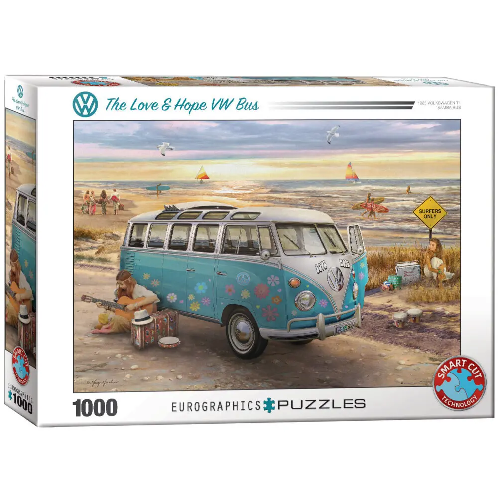 Cover: 628136653107 | The Love &amp; Hope VW Bus (Puzzle) | Spiel | In Spielebox | 653107 | 2018