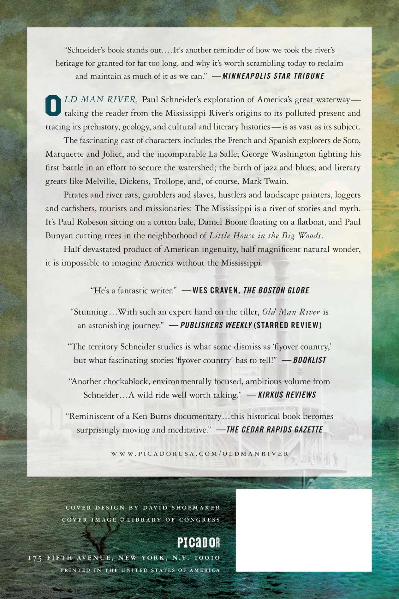 Rückseite: 9781250053107 | Old Man River | Paul Schneider | Taschenbuch | Englisch | 2014