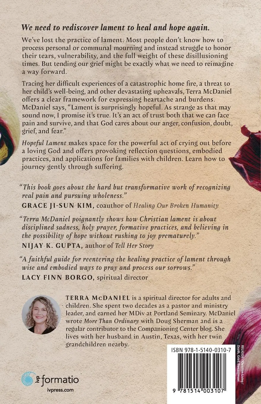 Rückseite: 9781514003107 | Hopeful Lament | Tending Our Grief Through Spiritual Practices | Buch