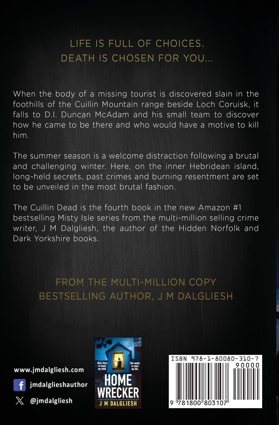 Rückseite: 9781800803107 | The Cuillin Dead | A D.I. Duncan McAdam Mystery | J M Dalgliesh | Buch