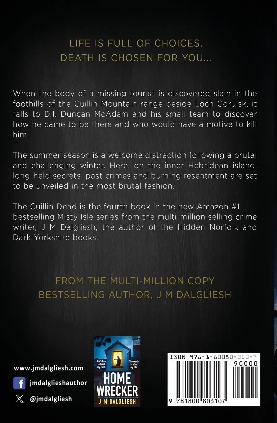 Rückseite: 9781800803107 | The Cuillin Dead | A D.I. Duncan McAdam Mystery | J M Dalgliesh | Buch