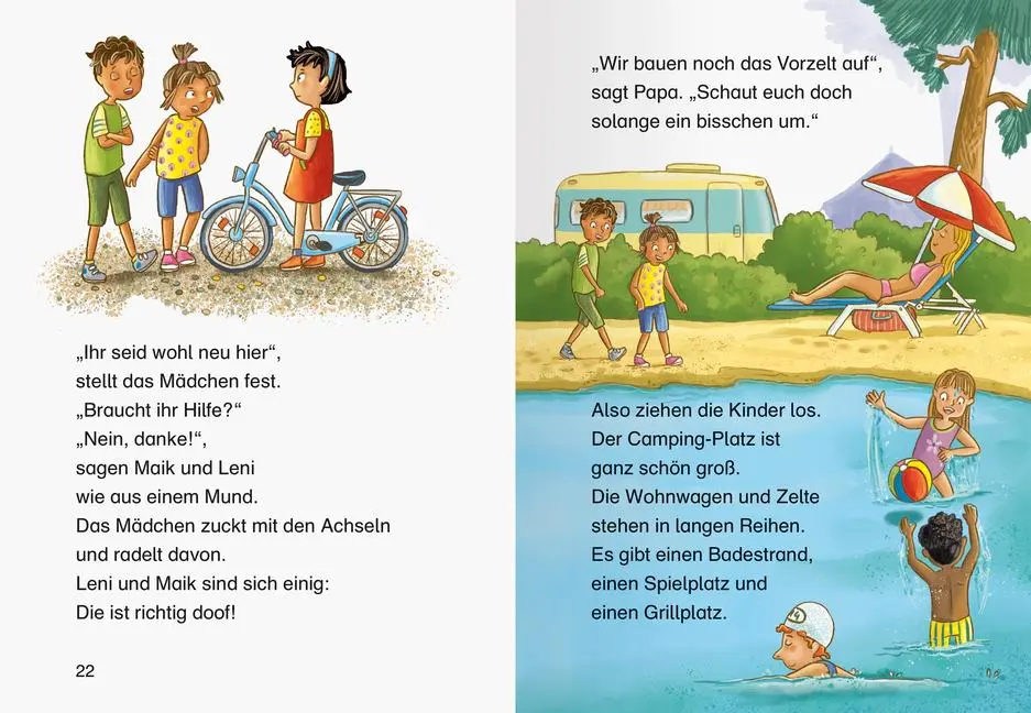 Bild: 9783473463107 | Leserabe 2. Lesestufe - Unsere verrückten Camping-Ferien | Niessen