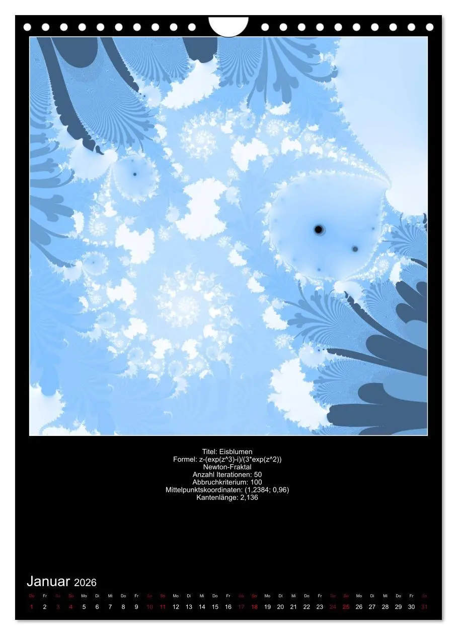 Bild: 9783516403107 | Fraktale zum Selbstnachrechnen (Wandkalender 2026 DIN A4 hoch),...