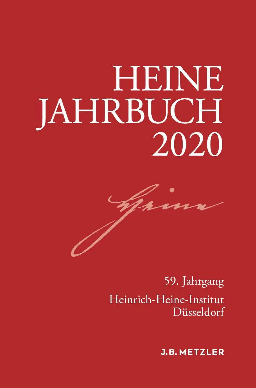 Cover: 9783662623107 | Heine-Jahrbuch 2020 | Sabine Brenner-Wilczek | Taschenbuch | x | 2020