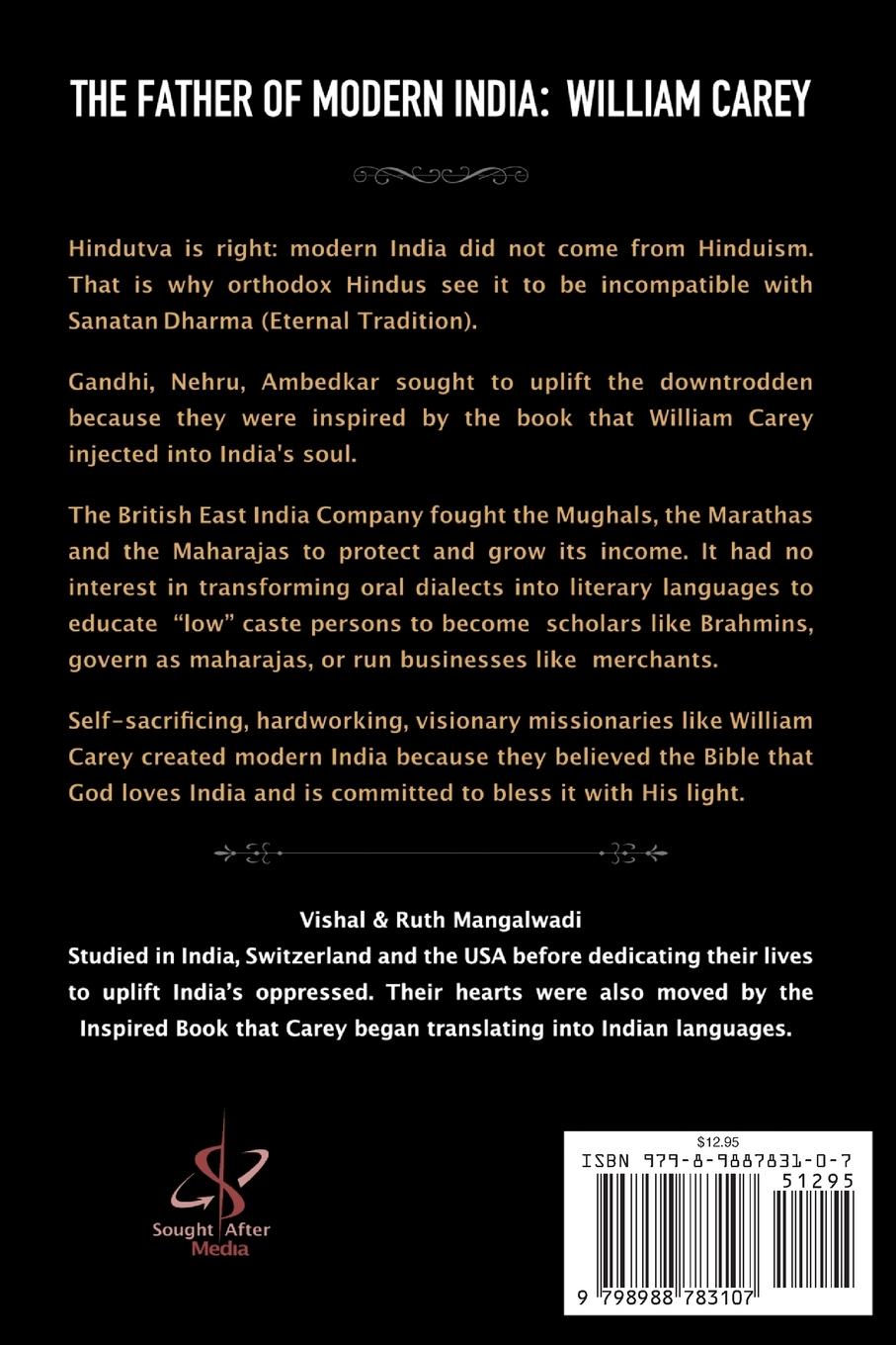 Rückseite: 9798988783107 | The Father Of Modern India | William Carey | Vishal Mangalwadi (u. a.)