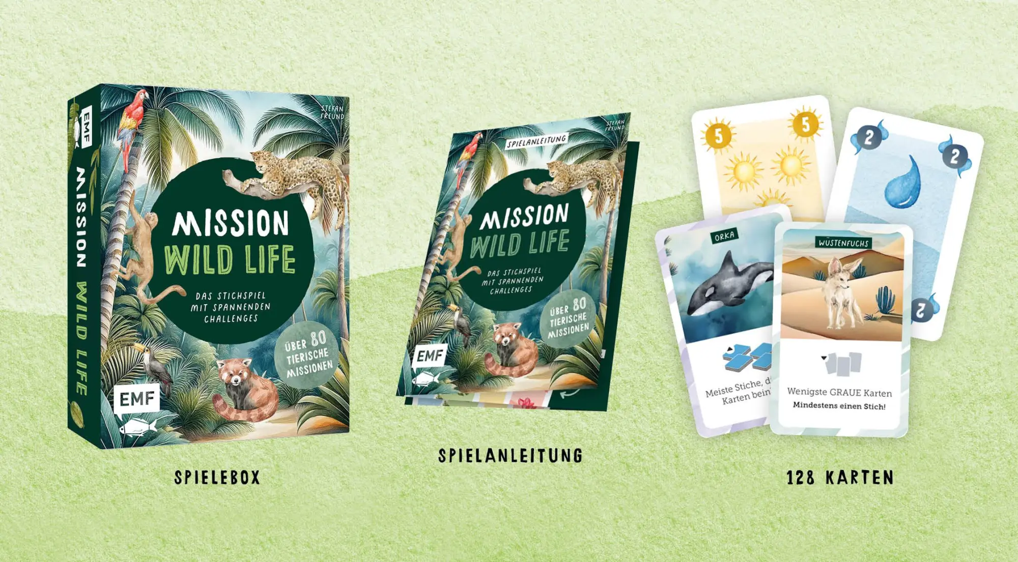 Bild: 4260478343207 | Kartenspiel: Mission: Wild Life | Stefan Freund | Spiel | 128 S.