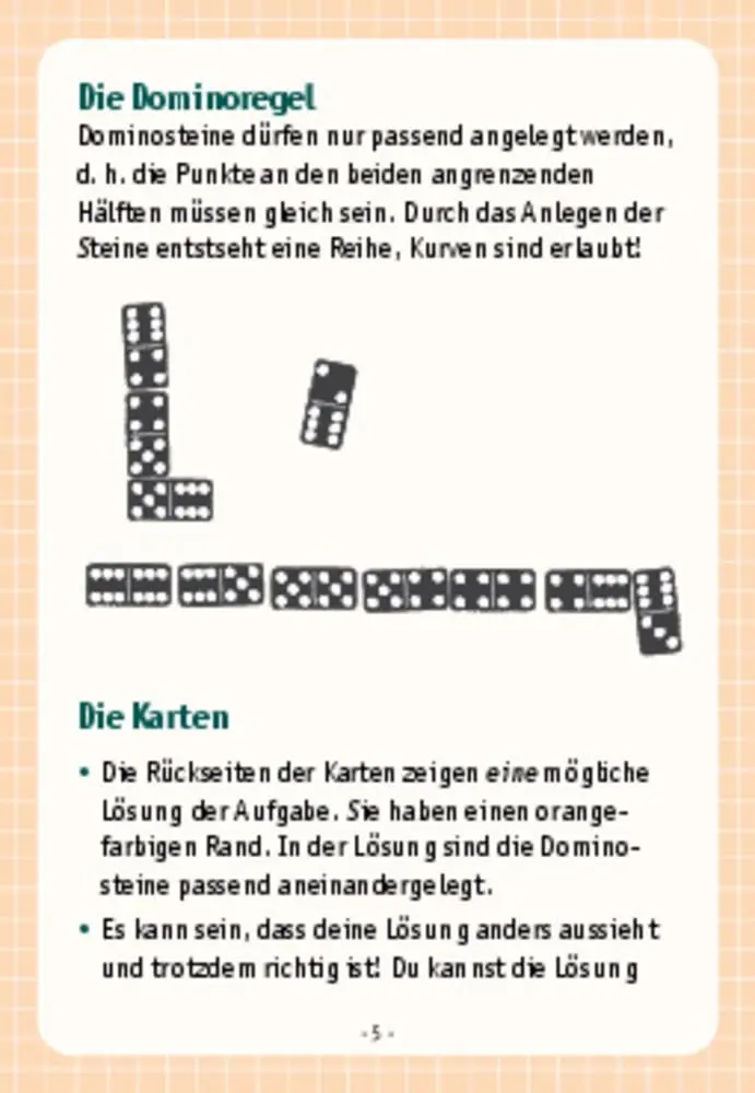 Bild: 4260694923207 | Tüfteln und Knobeln mit Dominosteinen. 30 Karten mit kniffligen...
