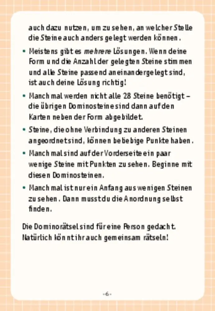 Bild: 4260694923207 | Tüfteln und Knobeln mit Dominosteinen. 30 Karten mit kniffligen...
