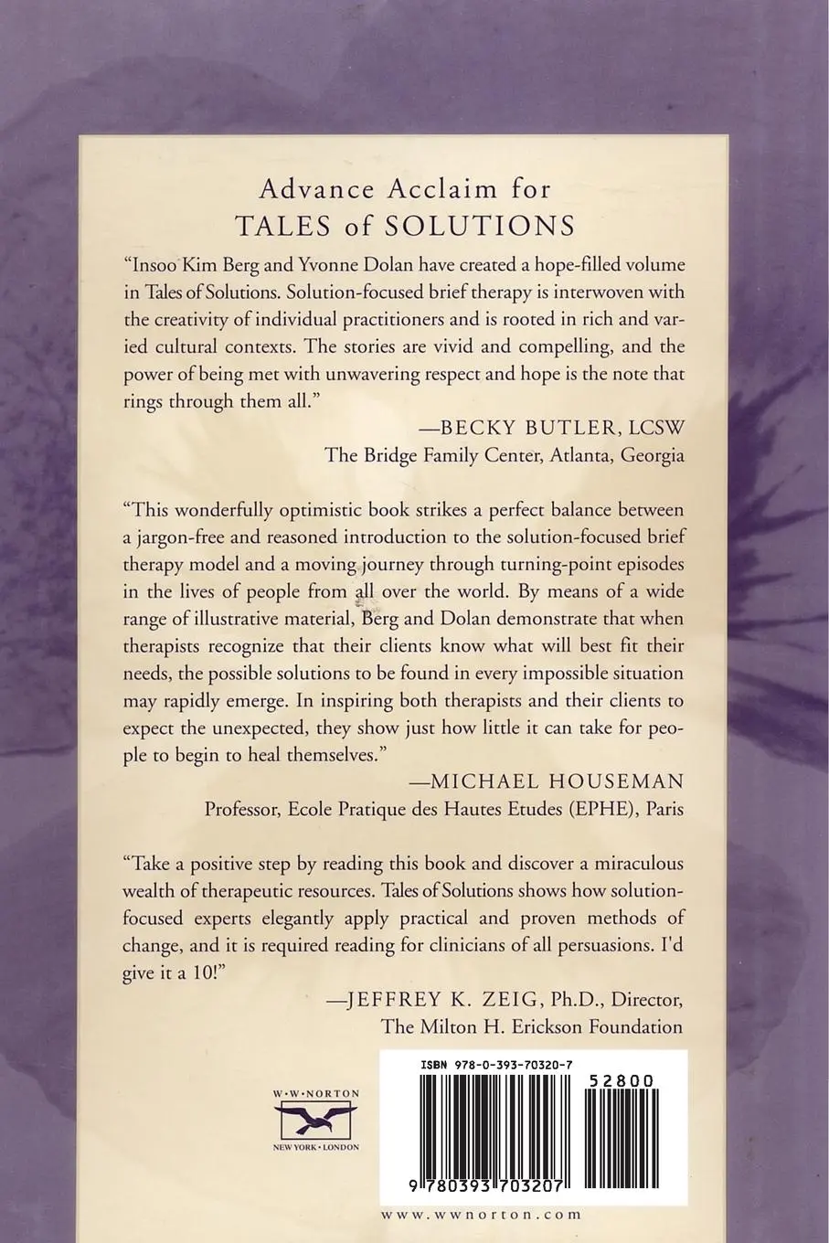 Rückseite: 9780393703207 | Tales of Solutions | A Collection of Hope-Inspiring Stories | Buch