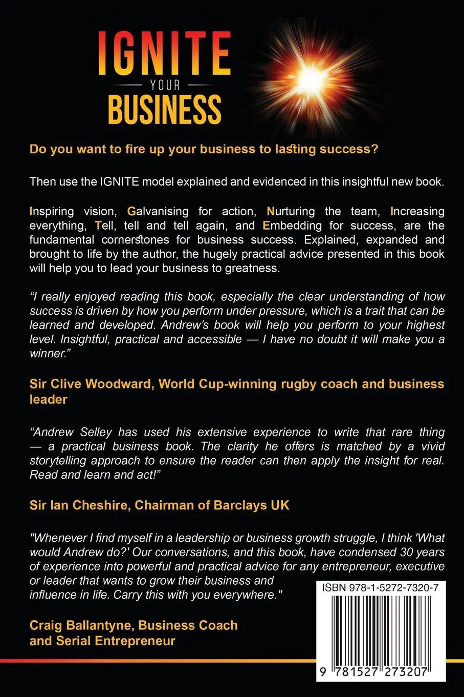 Rückseite: 9781527273207 | IGNITE Your Business! | Andrew Selley | Taschenbuch | Englisch | 2020