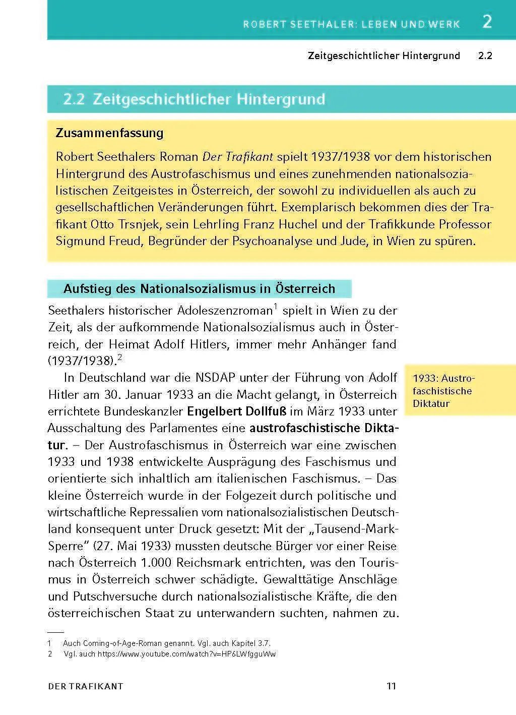 Bild: 9783129303207 | Der Trafikant von Robert Seethaler - Textanalyse und Interpretation