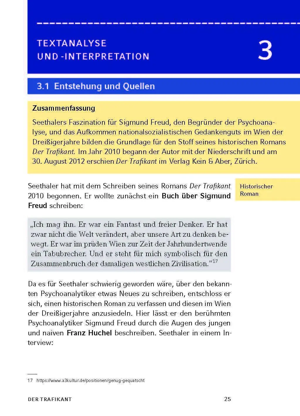Bild: 9783129303207 | Der Trafikant von Robert Seethaler - Textanalyse und Interpretation