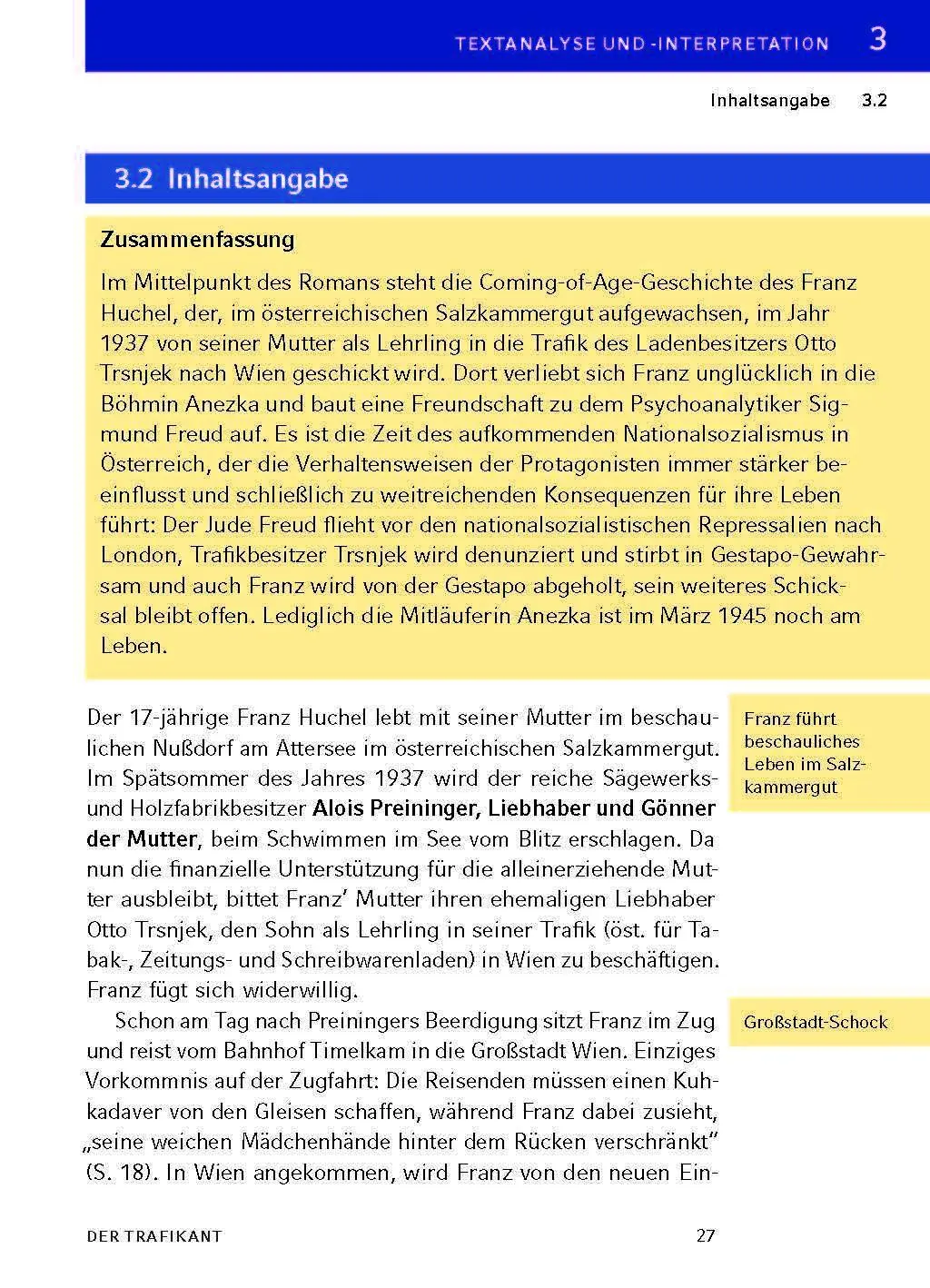 Bild: 9783129303207 | Der Trafikant von Robert Seethaler - Textanalyse und Interpretation