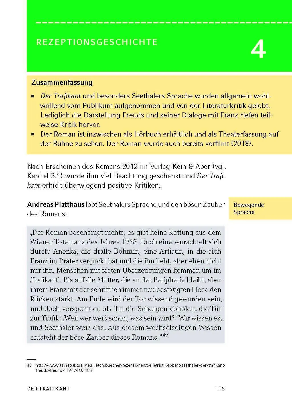 Bild: 9783129303207 | Der Trafikant von Robert Seethaler | Textanalyse und Interpretation