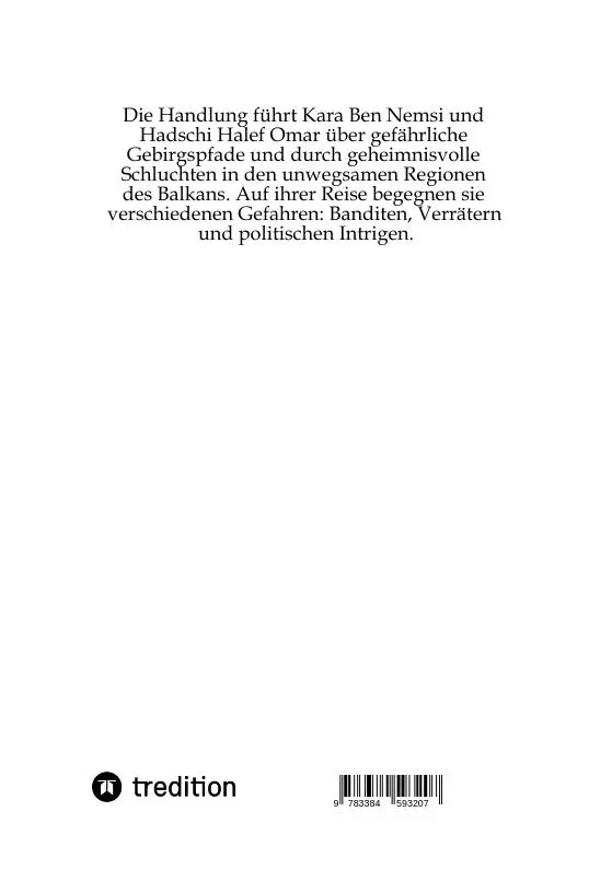 Rückseite: 9783384593207 | In den Schluchten des Balkan | Karl May | Taschenbuch | 772 S. | 2025