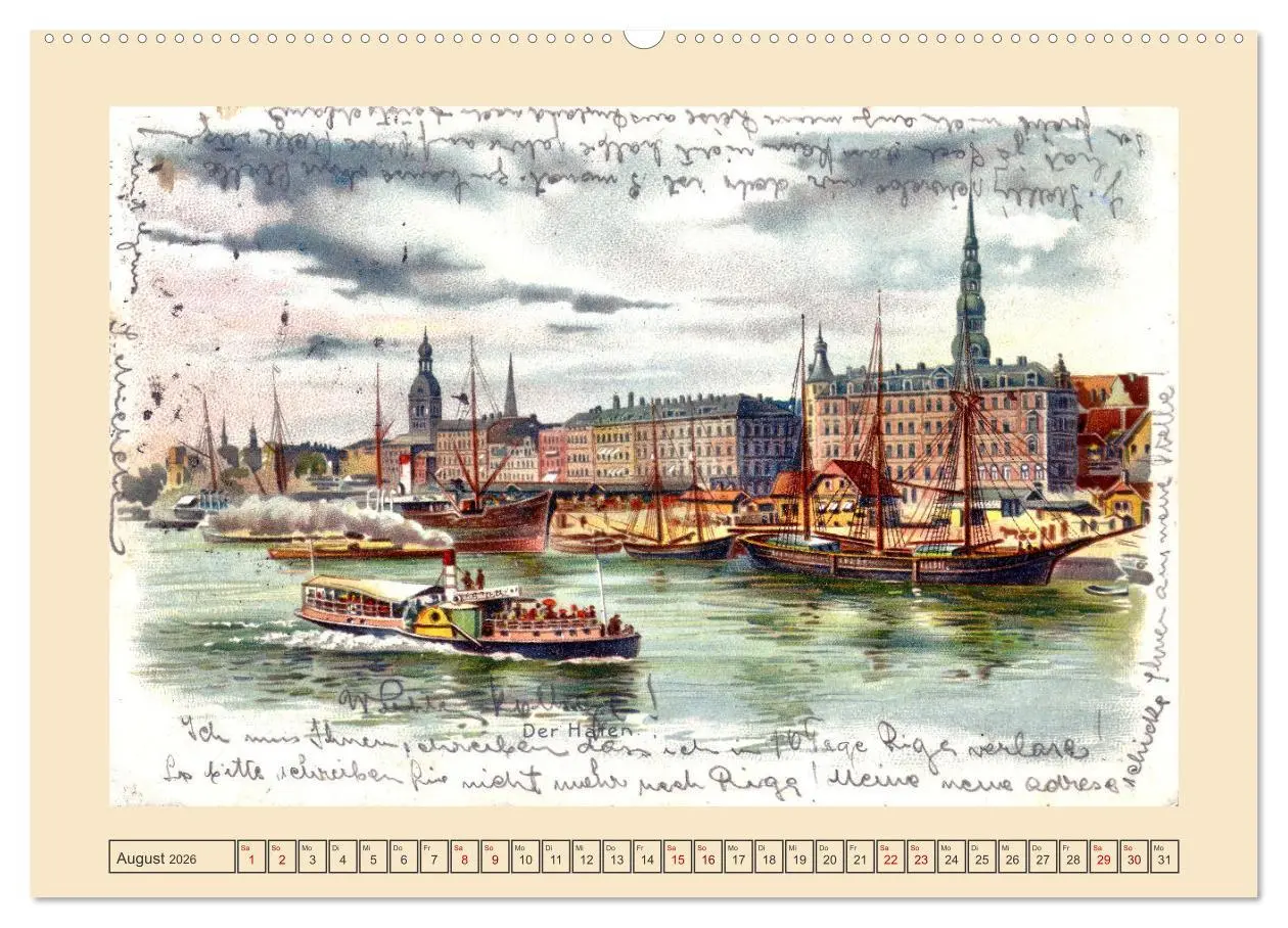 Bild: 9783457543207 | Gruss aus Riga - Historische Ansichtskarten (Wandkalender 2026 DIN...