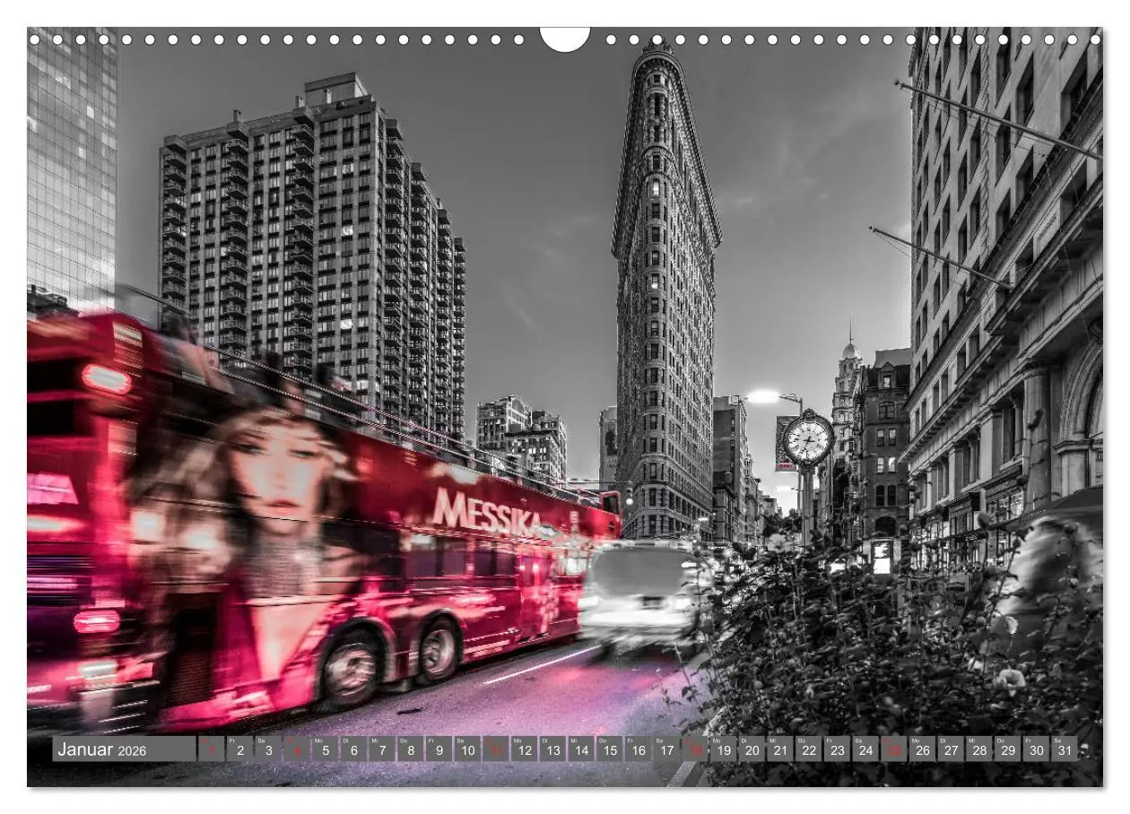 Bild: 9783457923207 | New York City - Color Glam Edition (Wandkalender 2026 DIN A3 quer),...