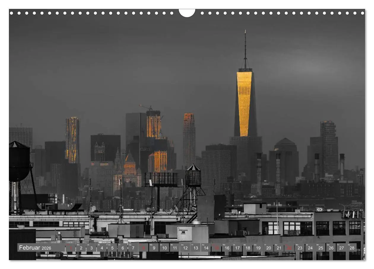 Bild: 9783457923207 | New York City - Color Glam Edition (Wandkalender 2026 DIN A3 quer),...