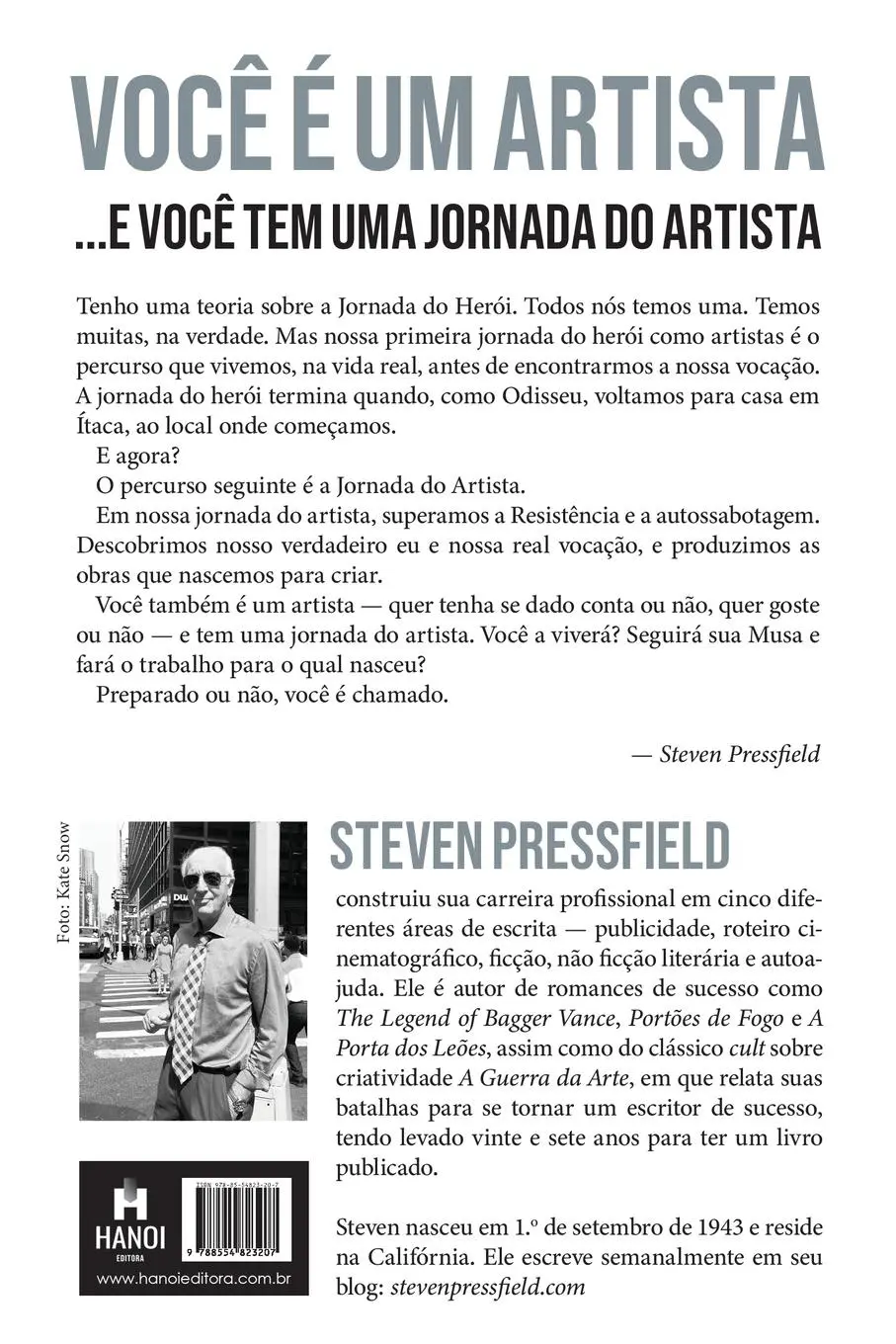 Rückseite: 9788554823207 | A Jornada do Artista | Steven Pressfield | Taschenbuch | Portugiesisch
